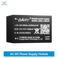 AC-DC Buck Converter Power Supply Module COJXU AM31-12W12V Short Circuit Protection Output 12V 1000mA Input Voltage 85~450V