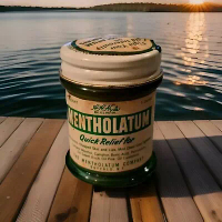 1960s Vintage Mentholatum Ointment 1 Oz Bottle ~ Unused