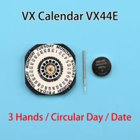 VX44 Movement Epson VX44 Movement VX Calendar Series VX44E Size:11 1/2''' 3 Hands/ Circular Day / Date display