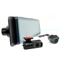 【Discovery 發現者】R3D plus 三鏡頭 GPS測速 流媒體電子後視鏡 行車記錄器 營業車首選(贈64G記憶卡)