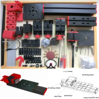 DIY Mini Micro Lathe Machine Tool 6 in 1 only For wood and Soft Metal