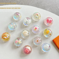 Fantasy laser crystal ball mobile air capsule bracket adhesive South Korean young girl pointed to th