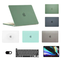 New Laptop Case For Macbook Pro 14 Case For 2023 MacBook M3 M2 M1 Chip Pro 16 Mac Air 13 13.6 15 laptop shell Cover Accessories