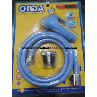 Shower Bidet Onda Selang Semprotan Toilet WC Closet duduk Biru Depok