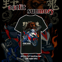 Kaos CBR K45a Lokal Sport - Request Warna Melalui Chat Desain Grafis Motor CBR K45a dengan Motif Lio