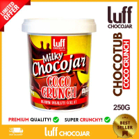 LUFF CHOCOJAR PREMIUM 250G (NO TOPPING)) - Mini Koko Crunch/ Koko Ball/ Crispy Cookie/ Bubble Rice/ 
