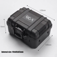 125*105mm Waterproof ToolBox with Sponge Tactical Sealed Equipment Box Instrument Case for Red Dot Sights Safety Case