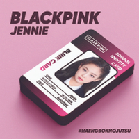 PHOTOCARD BLACKPINK SCHOOL ID 1SISI (HARGA 1 PCS + LAMINASI 2 SISI) HANBOK JPOP KPOP CARDS IDOL BIAS