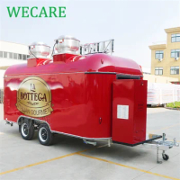 WECARE Custom Carro De Comida Coffee Food Trailer Mobile Pizza Food Truck with Full Kitchen Equipment