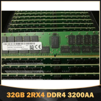 1PCS RAM 32G 32GB 2RX4 DDR4 3200AA REG RDIMM For MT Server Memory MTA36ASF4G72PZ-3G2E2TG/VG