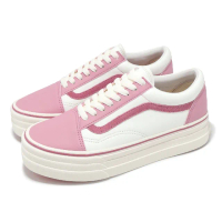 【VANS】休閒鞋 V36CF 3SOLE OLD SKOOL 男鞋 女鞋 粉紅 白 厚底 增高 日本線(6322760007)