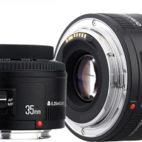 Yongnuo 35mm lens YN35mm F2.0 lens Wide angle Fixed/Prime Auto Focus Lens For Canon 600d 60d 5DII 5D 500D 400D 650D 600D 450D