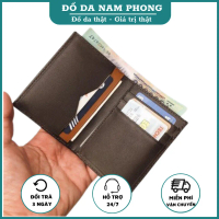 [Giảm ngay hôm nay] Ví Nam Mini Vì Đứng Nam Nhỏ Gọn Da Bò Thật Thời Trang Tiện Lợi Đựng Tiền Và Đựng