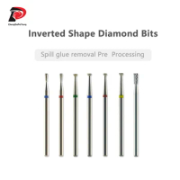 Inverted Shape Diamond Bits Remove Gel Manicure Remove Callus Nail Drill Bits Cuticle Clean