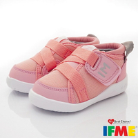 日本IFME健康機能童鞋-輕量護踝學步鞋IF20-180205粉(寶寶段)