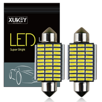Global Car Parts 2PCS BMW Canbus 39mm License Number Plate Light LED Bulbs C5W Interior Dome Reading