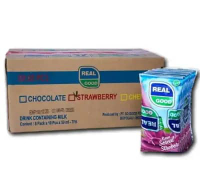 SUSU STRAWBERRY SEREAL REAL GOOD UHT 50ML ISI 10 PCS SUSU BANTAL HALAL