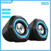 EDIFIER G1000 RGB Fashion Compact Bluetooth V5.0 Gaming Speaker Support 3.5mm AUX and USB Sound Card Connection at the Same Time