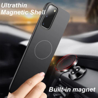 Magnetic Car Phone Case For Samsung Galaxy S21 S20 S21FE S20 FE S21FE s21 s20 Hard Matte Ultra thin Full Protection Cover