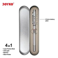 ORIGINAL Joyko LP-100 Pen Laser Pointer (4 Functions) - LED Laser Pointer
