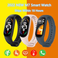 M7 Durable Sport Watch Rechargeable Rectangle Dial Blood Pressure Monitor Sport Bracelet Smart Bracelet Touch Control