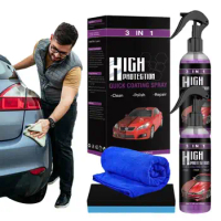 Car Coating Spray Water Repellent Spray Anti Rain Coating Wax For Car Glass High Protection Windshield Mirror Mask Auto Polish