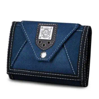 Canvas Male Purses Wallet Cards ID Holder Mens Short Wallets Hasp Zipper Money Bags Change Coin Purse Fold Pocket Notecase Bag