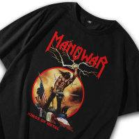 Kaos Metal / Baju Metal / T shirt Metal / Kaos Band Manowar Kings Of Metal / Baju Band Original / Mu