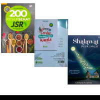 Paket 3 Buku 200 Resep Sehat JSR, Cerdas Memahami Darah Wanita, Shalawat Jalur Langit
