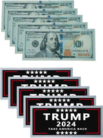 100 Pack Trump 2024 100 Dollar BillsTrump 100 Dollar Bills Prank Money Bills 2024 Joke Prank Funny M