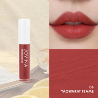 JOVINA Waterproof Lock Set เซ็ทเมคอัพกันน้ำสงกรานต์ ลิป ลิปสงกรานต์ ลิปกันน้ำ ลิปติดทน รองพื้น รองพ