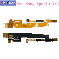 Main Microphone Board Flex Cable For Sony Xperia XZ2 H8266 H8216 H8296 H8276 Antenna Signal Connector Replacement Parts