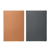 HUAWEI華為 MediaPad M5 Lite 原廠翻蓋書本式皮套 (公司貨-盒裝)-灰色