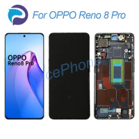 for OPPO Reno 8 Pro LCD Screen + Touch Digitizer Display 2340*1080 CPH2357 Reno 8 Pro LCD Screen Display