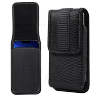 For ZTE nubia Z40 Pro Universal Oxford Cloth Leather Phone Pouch For Nubia Z30 Pro Z20 Z18 X 5G Belt Clip Waist Bag Phone Case