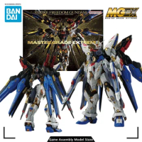 BANDAI Genuine Assembled Series MGEX 1/100 Gundam SEED DESTINY Strike Freedom Gundam Model Kit Film and Television Action Figure