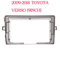 9 Inch 2 Din Car Video Fascia for Toyota Verso R20 2009-2018 Panel CD DVD Player Audio Frame Dashboard Mount Kit