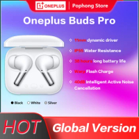 OnePlus Buds Pro Wireless Earphone Global Version BT 5.2 40dB Adaptive Noise Cancellation LHDC Audio up to 38 Hours Battery IP55