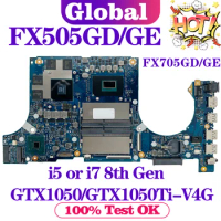 FX505GD Mainboard For ASUS FX505G FX505GE FX705GD FX705GE MW505G PX505G FX86F Laptop Motherboard i5 i7 8th Gen GTX1050Ti/GTX1050