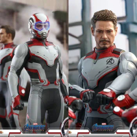 New HOT TOYS HT MMS537 1/6 Tony Stark Iron Man Quantum Clothing Version Avengers End Game Marvel Movie Hobby Full Set Collection