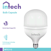 PROMO Lampu LED hemat energi 30 WATT 40 WATT 50 WATT intech INTC112 CAHAYA PUTIH 6500K fiting e27 40
