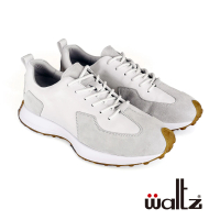 【Waltz】運動休閒 皮質運動鞋 休閒鞋 慢跑鞋(522042-01 華爾滋皮鞋)