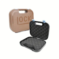 GLOCK ABS Pistol Case Tactical Hard Pistol Case Padded Foam Lining for hunting airsoft