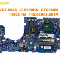 Original for ACER VN7-592G laptop motherboard VN7-592G I7-6700HQ GTX960M 4GB 14302-1M 448.06B09.001M tested good free shipp