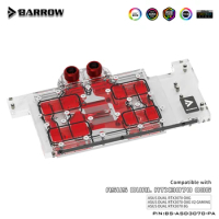 Barrow PC Full Cover RGB GPU VGA Liquid Water Cooling Block Cooler for ASUS DUAL 3070 BS-ASD3070-PA