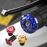 2pcs Universal Motorcycle Bar End Cap M6 CNC Full Alloy For Handle Grip Motor Handlebar End Motorcyc