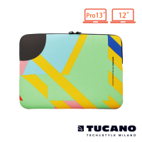TUCANO X MENDINI時尚設計筆電包(筆電12吋/MB Pro13吋)-繽紛幾何