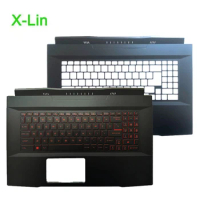 Laptop case For MSI Katana GF76 MS-17L2 17L3 palm rest backlight keyboard upper cover C shell