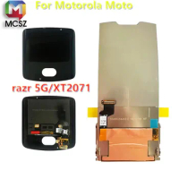 6.2"100% Original New For Motorola Moto Razr 5G 2020 LCD Display Touch Screen Digitizer Assembly 2.7" For Moto Razr 5G Small LCD