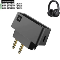 Bluetooth 5.0 Airplane Airline Flight Adapter A2DP Wireless Transmitter For Anker Soundcore Life Q35 Q30 Q20 Q10 BT Headphones